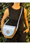 Lara Leather Stylish Design Accessory Detailed Straw, Front Detailed Crossbody Bag, Casual Style