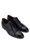 Men's Genuine Leather Black Classic Shoes - 2