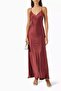 Silk Cami Maxi Dress, Elegant Summer Chic with Open Back - 2
