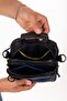 Men's Quatro Fabric Hand and Shoulder Bag - Black - Blue - 5