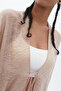 Women's Beige Muslin Fabric Pareo Nbmht01 - 4
