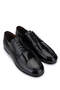 Men's Genuine Leather Black Classic Shoes - 2