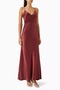 Silk Cami Maxi Dress, Elegant Summer Chic with Open Back