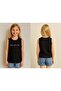 Unisex Girls-Boys Crew Neck Zero Sleeve Printed T-Shirt - 8