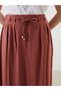 Timeless Clothing & Timeless Choices Linen Look Skirt with Drawstring Waist - 4