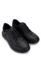 Men's Genuine Leather Black Sneakers & Sports Shoes - 2