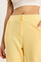 Women's Yellow Double Button Pocket Detailed Balloon Trousers 60283471 - 4