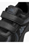 Boys' Logo Detail School Shoes with Hook and Loop Closure - 4