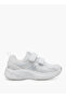 Boys' Logo Detail School Shoes with Hook and Loop Closure - 3