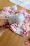 Set of 6 White Pink Beige Rabbit Soft Lined Clip Buckles - Baby Girl Children's Clip Hair Clips - 2