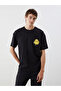 Nevavm Oval Collar Printed Combed Cotton Men's T-Shirt