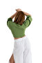 2 Layer 100% Cotton Muslin Tie-Up Blouse Crop - 3