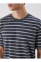Xside Crew Neck Striped Men's T-Shirt - 3