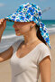 Safari Tie-Up Bandana Visor with Shield - 2