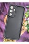 Samsung Galaxy S25 Fe Compatible Shockproof Matte Black Case with Corner Support