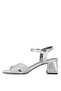 Elit Pm08 K1002 Women's Classic Heeled Shoes Silver - 3