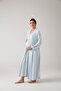 Lace Detailed Maternity Nightgown Dressing Gown - 2