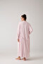 Lace Detailed Maternity Nightgown Dressing Gown Set - 4