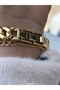 Chain Steel Cord, Yellow Gold Color, Wedding, Engagement, Stylish Boxed Bridal Watch Women's Watch Bracelet - 8