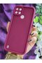 Realme C21Y / Realme C25Y Compatible Impact Protection Corner Support Matte Claret Red Case - 3