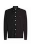 Men's Regular Fit Button Collar Oxford Shirt - Black - 2