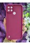 Realme C21Y / Realme C25Y Compatible Impact Protection Corner Support Matte Claret Red Case