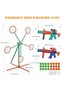 AYMNOOR Shooting Games Toys for Boys – 2 Popper Air Guns with Moving Target & 24 Foam Balls – Fu - 7