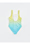 Blue Stitch Printed Quick-Drying Girls' Swimsuit from Giyçık Store - 2