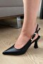 Black Skin 8 cm Heel Classic Women's Shoes