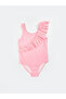 Nevavm U-Neck Girls' Swimsuit with Difference