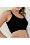 Diver Ribbed Camisole Padded Bustier Crop
