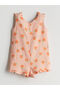 Lcw Baby V-Neck Baby Girl Muslin Jumpsuit - 3