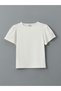 Lcw Kids Crew Neck Textured Girl's T-Shirt