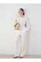 New Season Elastic Waist Plain Linen Women's Trousers - S5Me34Z8