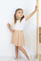 🌸   Girls' Pleated Skirt – Elastic Waist, Modern and Comfortable Design 🌸 - 3
