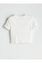 Crew Neck Printed Girl's T-Shirt - 2