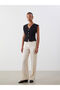 Nevavm Women's Pleated Pants with Modal Blend with Difference
