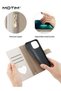 iPhone 15 Case with Lanyard Strap and Card Holder, Protective Crossbody Wallet - 3