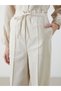Trendlucky Women's Linen Blend Trousers with Elastic Waist - 3