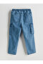 Nevavm Boys' Jean Pants with Elastic Waist - 4