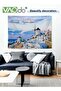 Snow Town Tapestry Short Plush Simple Home Decoration Wall Hanging Broadcast Background 150 * 130CM - 5