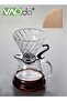 42PCS Drip Coffee Maker with Glass Coffee Dripper and 40PCS Coffee Filter Flip-Up Home