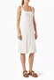 Modal Silk Sleeveless Dress, Knee Length and Stylish Minimal Silhouette