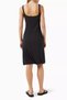 Modal Silk Sleeveless Dress, Knee Length and Stylish Minimal Silhouette - 3