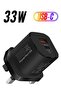 33W Power Delivery GaNFast Charging Adapter Black