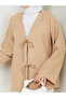Sofya Linen Hijab Women's Shirt with Tie-Down Straps and Long Sleeves - 2
