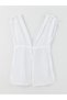 Ozmarka New Season V-Neck Embroidered Women's Beach Dress