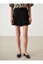 Loose Fit Linen Blend Women's Shorts (S5) - 2
