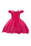 D' Daniela - Embroidery Princess Dress - Hot Pink