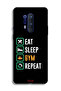 غطاء حماية OnePlus 8 Pro Eat Sleep Gym Repeat - 2